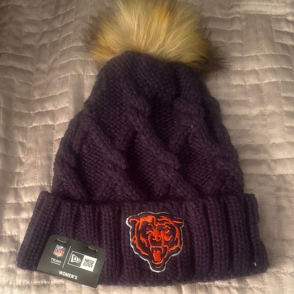 NFL Women's Knit Beanie - Dark Blue and Gold